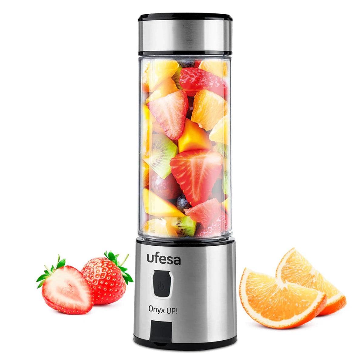 BATIDORA VASO UFESA 70205652 ONYX UP! PORTATIL USB 2 VASOS 0,4L