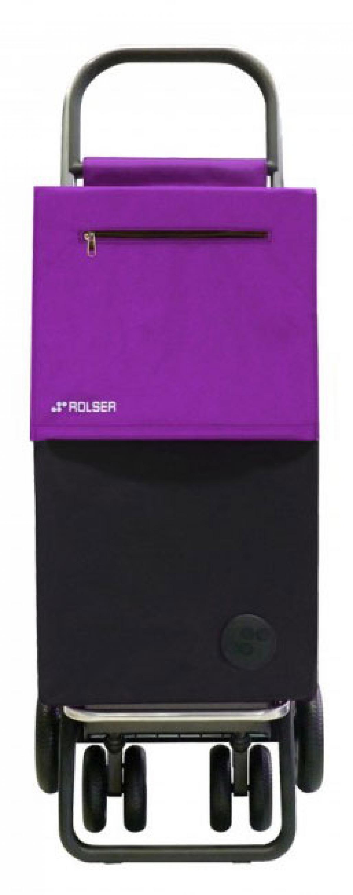 CARRO COMPRA ROLSER SBELTA MF 4.2 TOUR SBE009 NEGRO-MALVA
