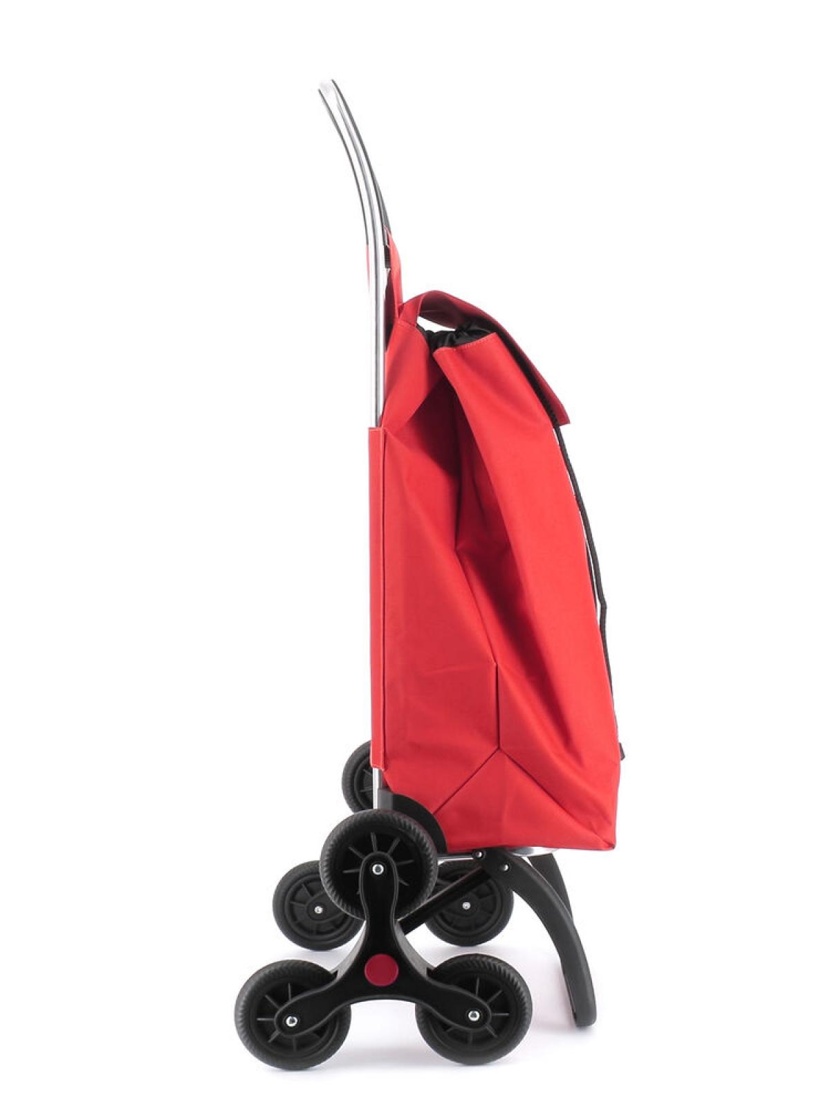 CARRO COMPRA ROLSER SAQUET LN 6 SAQ057 ROJO