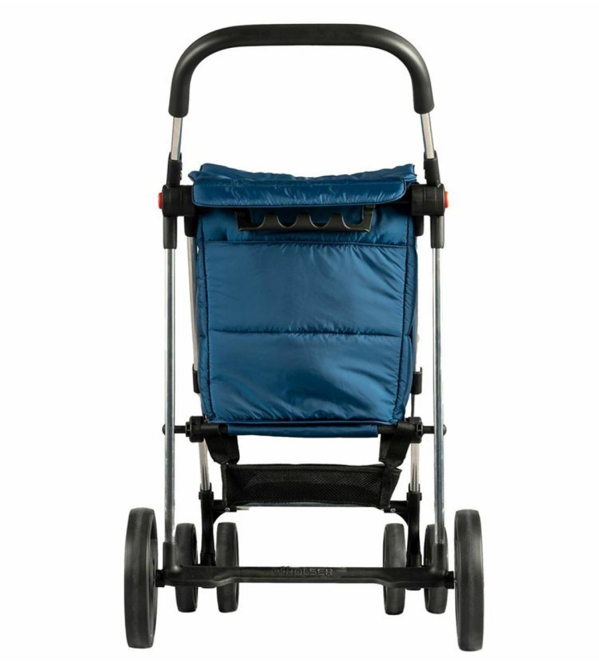 CARRO COMPRA ROLSER BAS001 BASKET POLAR 4 RUEDAS 2GIRAT. PLEG. MARINO