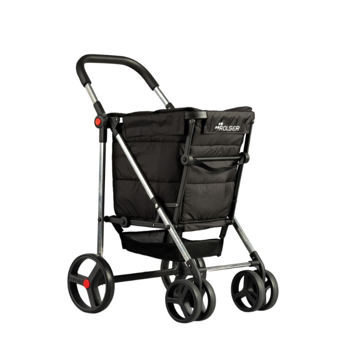 CARRO COMPRA ROLSER BAS001 BASKET POLAR 4 RUEDAS 2GIRAT. PLEG. NGO