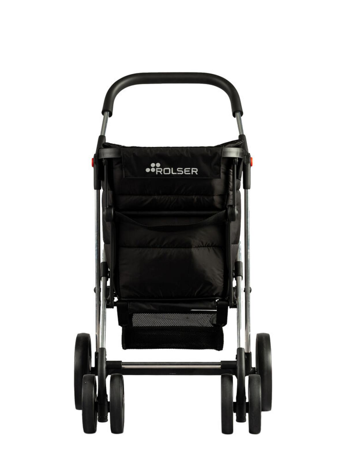 CARRO COMPRA ROLSER BAS001 BASKET POLAR 4 RUEDAS 2GIRAT. PLEG. NGO
