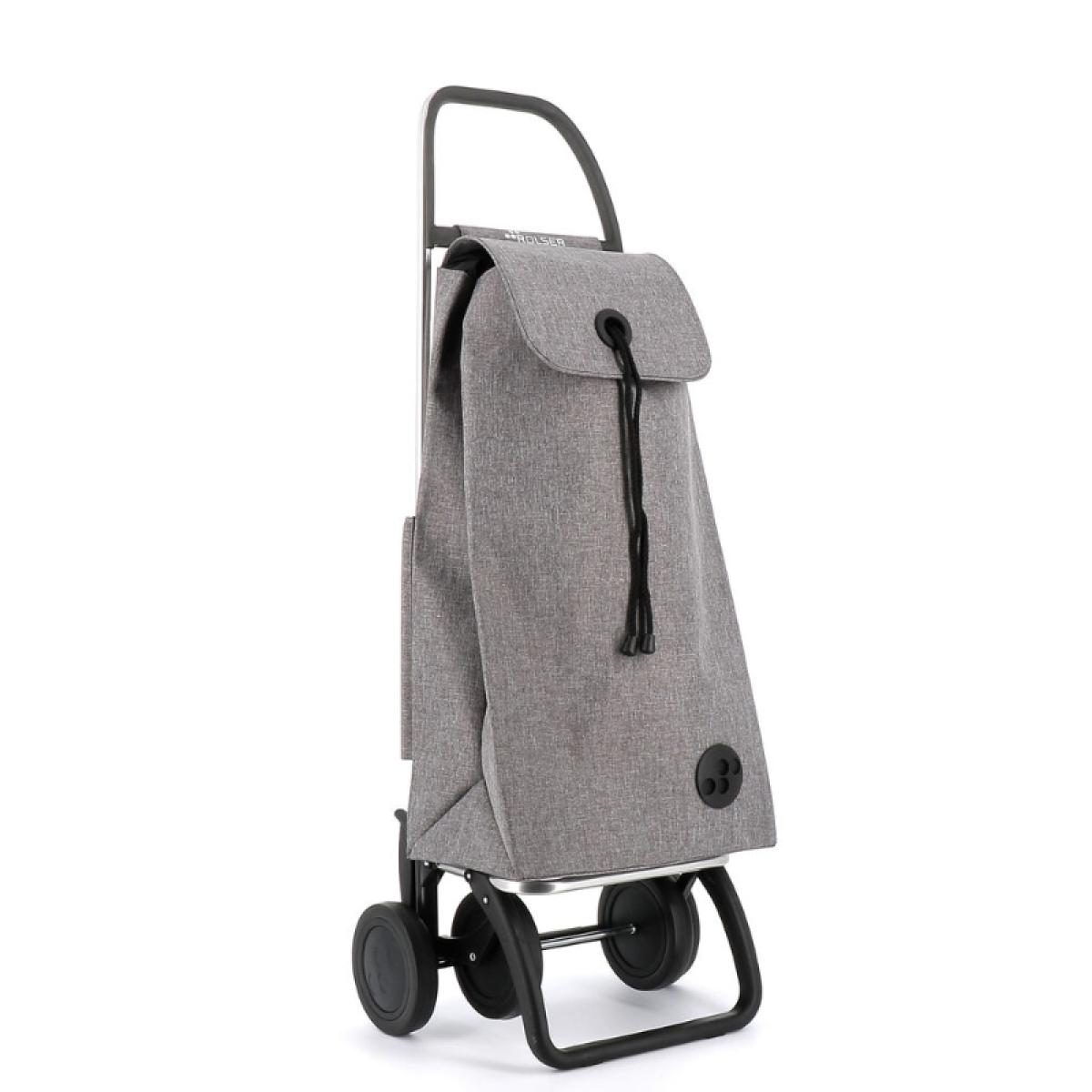 CARRO COMPRA ROLSER IMX382 I-MAX TWEED 4 RUEDAS GRIS