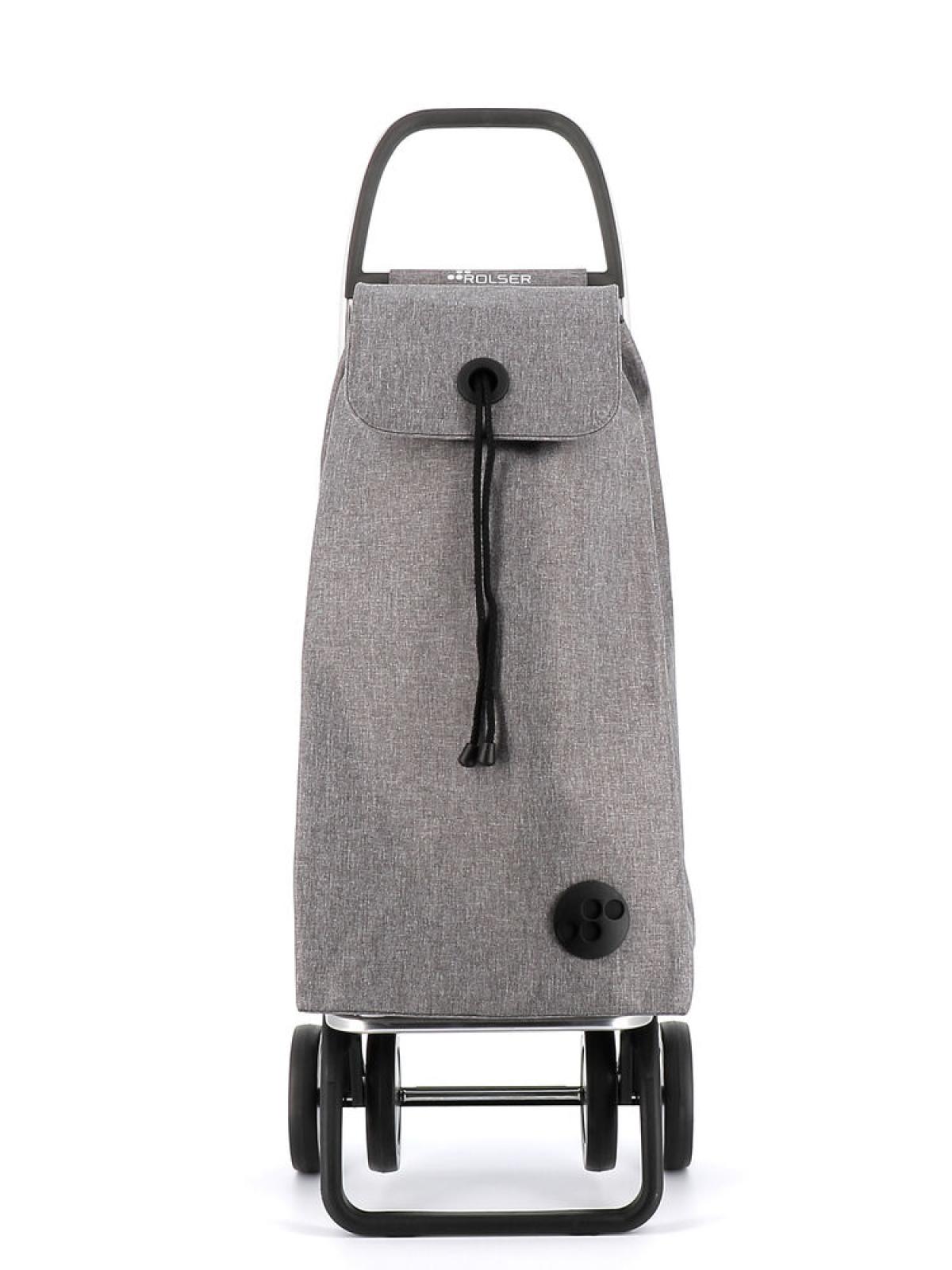 CARRO COMPRA ROLSER IMX382 I-MAX TWEED 4 RUEDAS GRIS