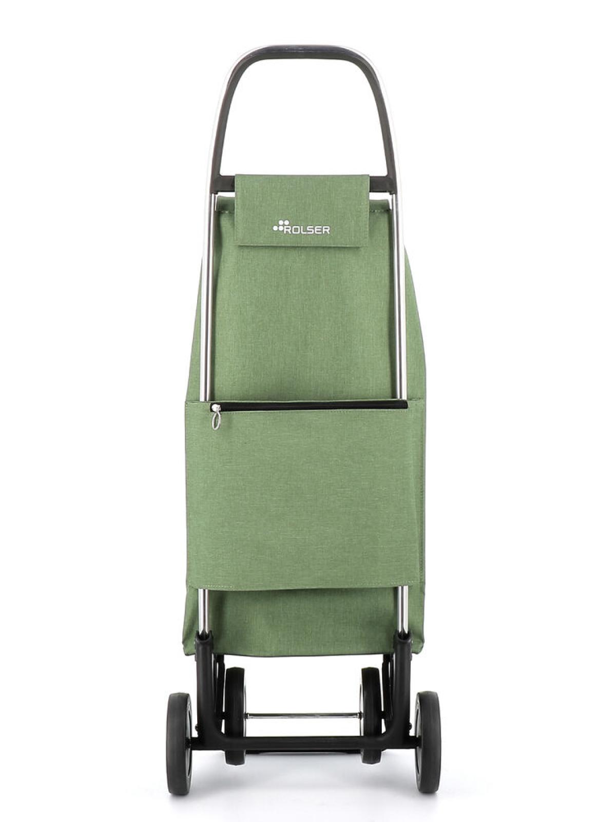 CARRO COMPRA ROLSER IMX382 I-MAX TWEED 4 RUEDAS VERDE