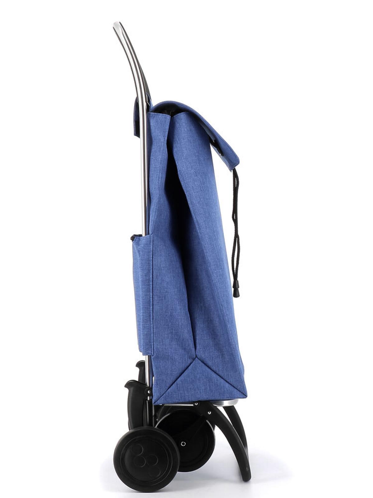 CARRO COMPRA ROLSER IMX382 I-MAX TWEED 4 RUEDAS AZUL