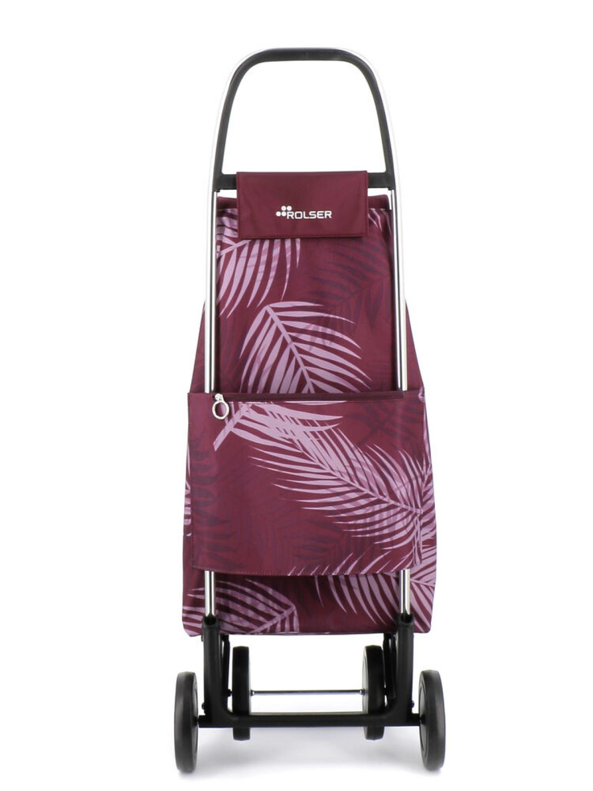CARRO COMPRA ROLSER IMX438 I-MAX COSTA RICA 4 RUEDAS BURDEOS