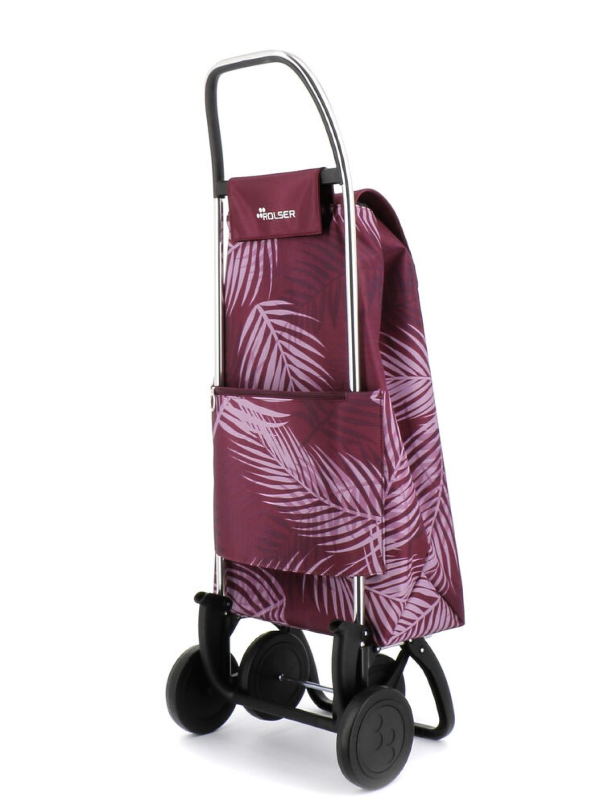 CARRO COMPRA ROLSER IMX438 I-MAX COSTA RICA 4 RUEDAS BURDEOS