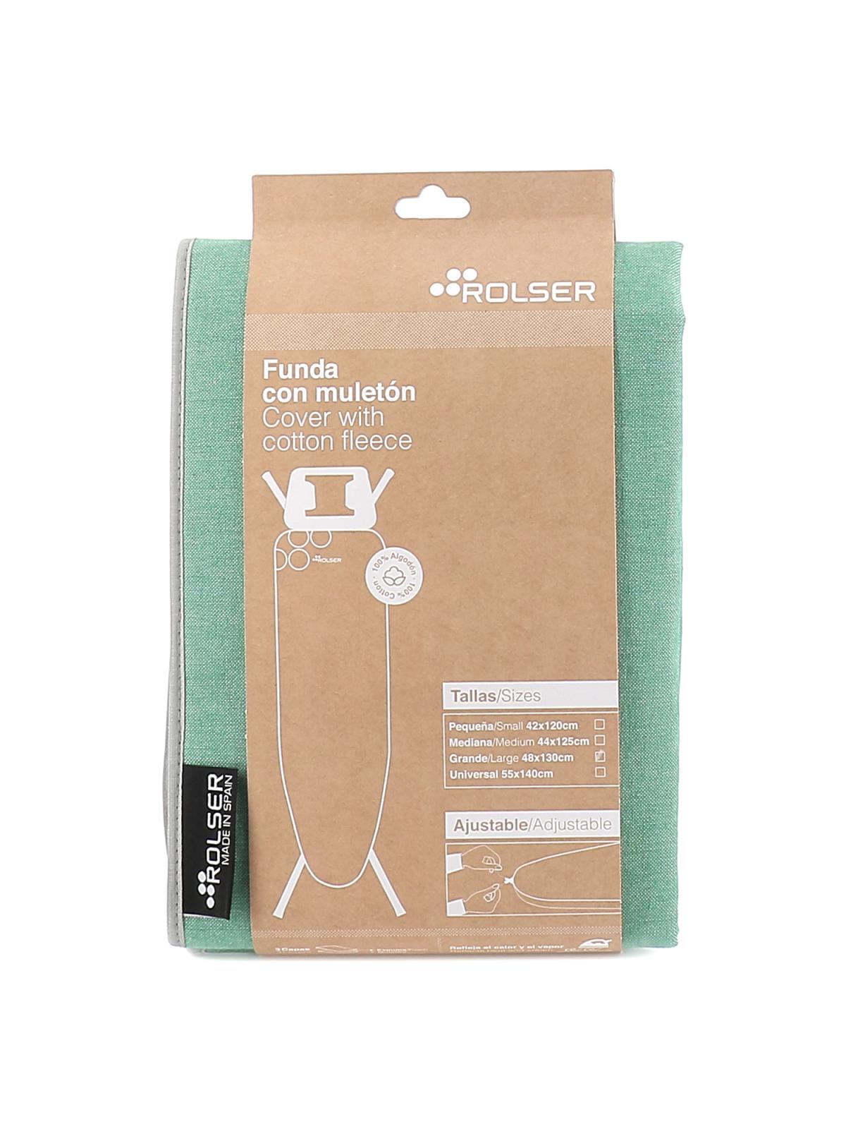 FUNDA T.PLANCHA MULETON NATURAL 130X48 VERDE