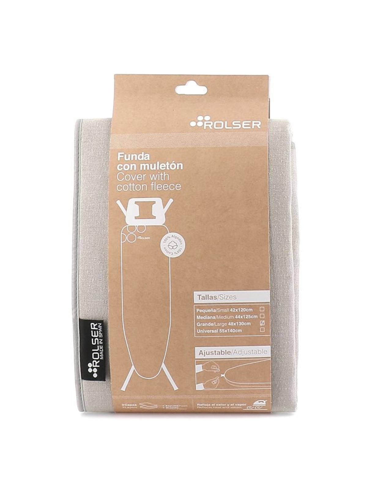 FUNDA T.PLANCHA MULETON NATURAL 130X48 ARENA
