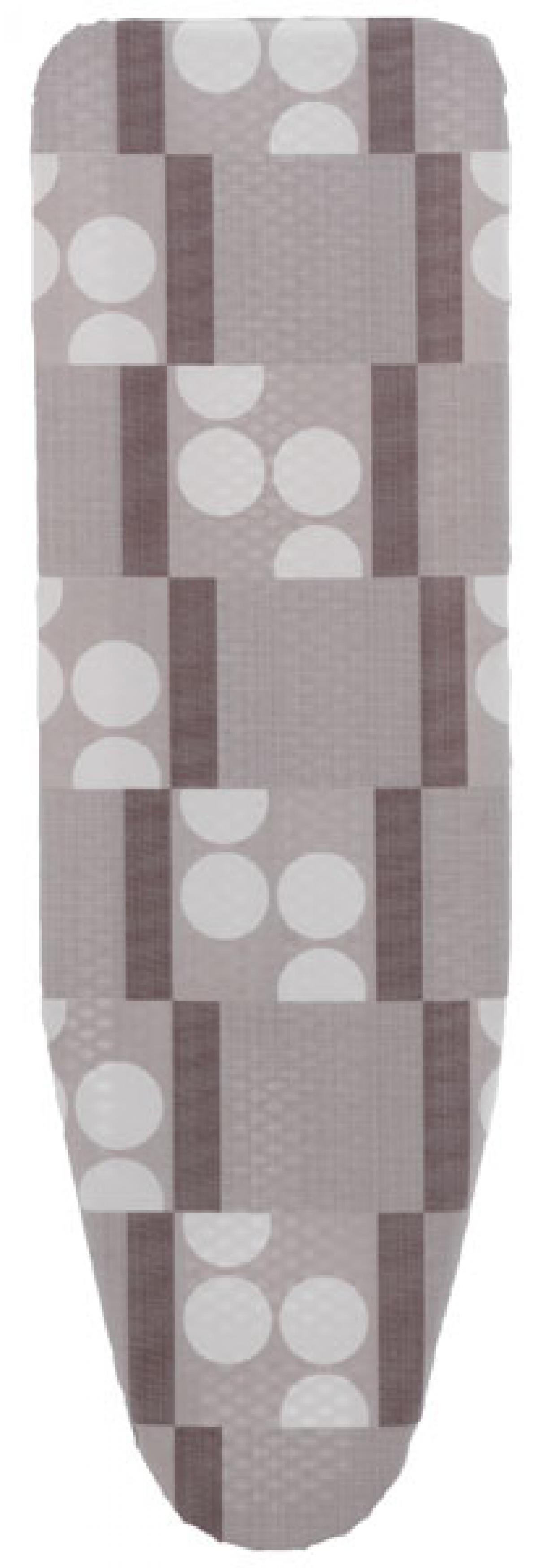 FUNDA T.PLANCHA MULETON LOGOS 120X42 GRIS