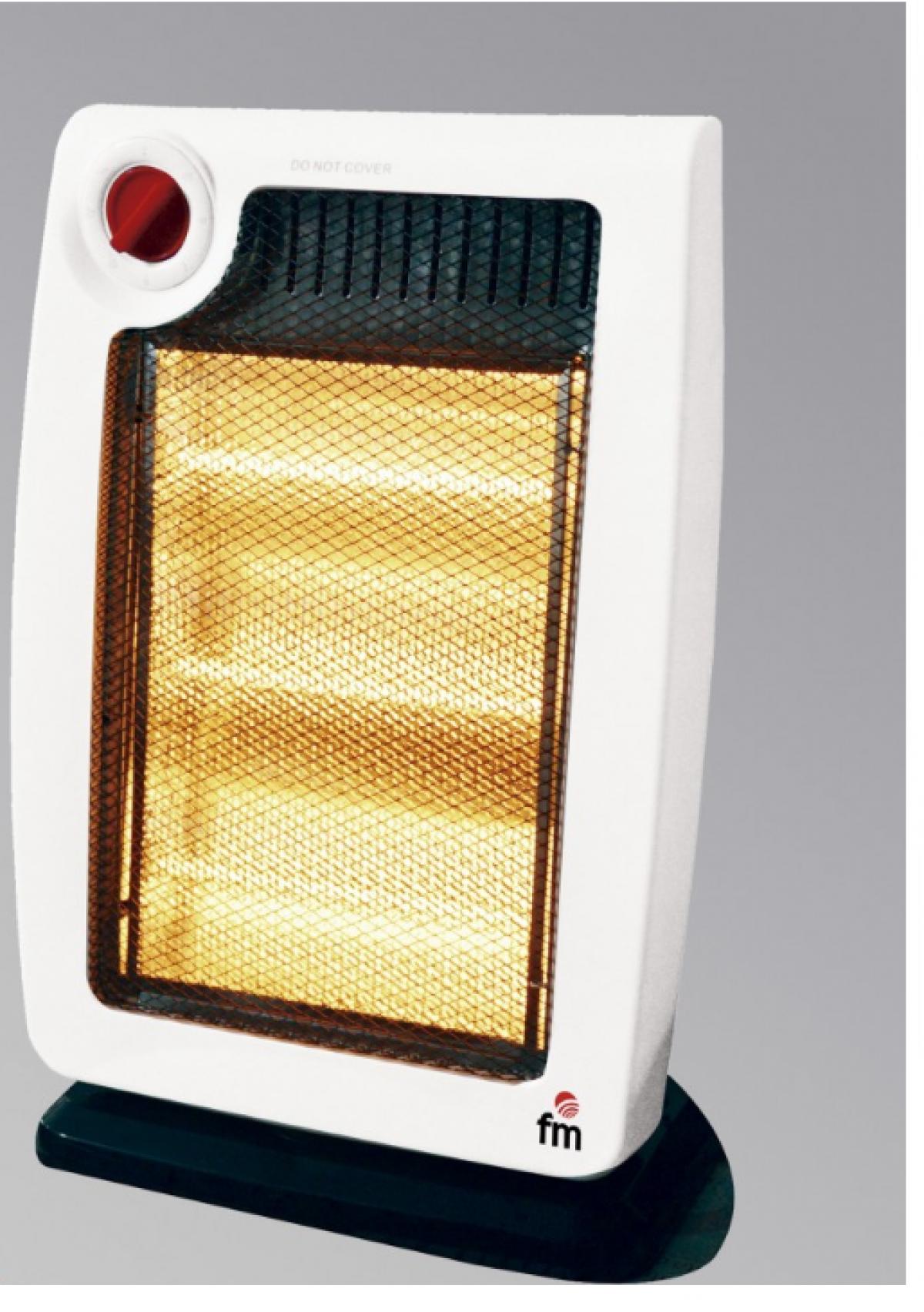 ESTUFA HALOGENA FM H20 1200W 3 BARRAS OSCILANTE