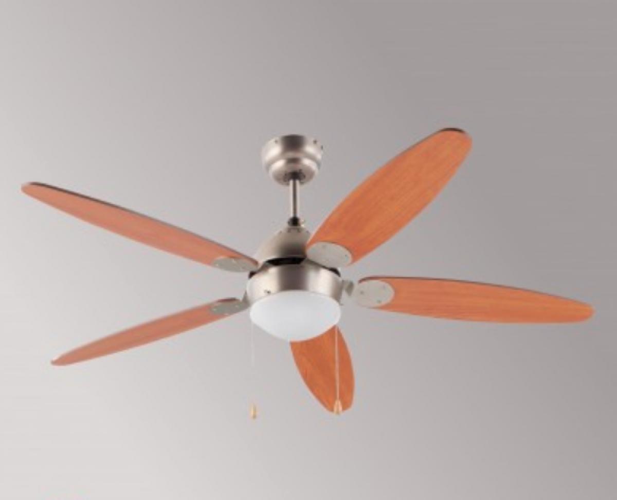 VENTILADOR TECHO FM VT-130 5P 132CM MADERA