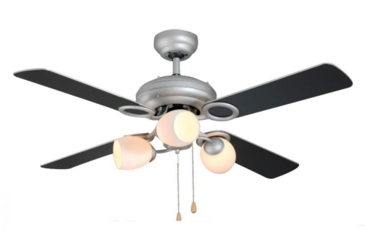 VENTILADOR TECHO FM VT-1051 4P 105CM WENGUE-GRIS