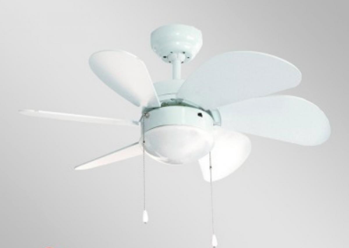 VENTILADOR TECHO FM VT90B 6P 80CM BLANCO