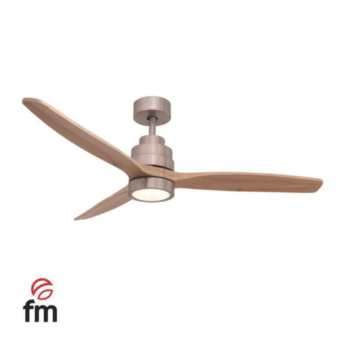 VENTILADOR TECHO FM VT7000L 3P 107CM LUZ, MANDO, DC BAJO CONS.