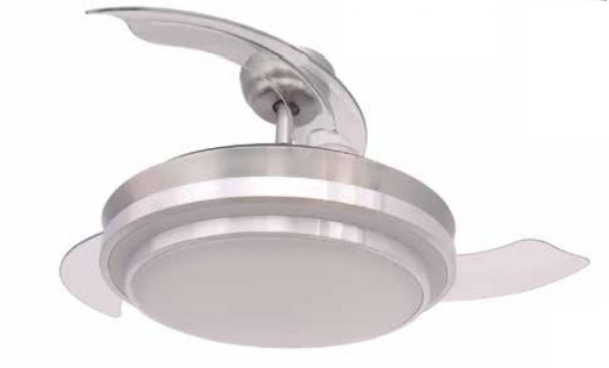 VENTILADOR TECHO FM VT-SENZA PLUS 107CM DC RETRACTIL C-MANDO SILVER