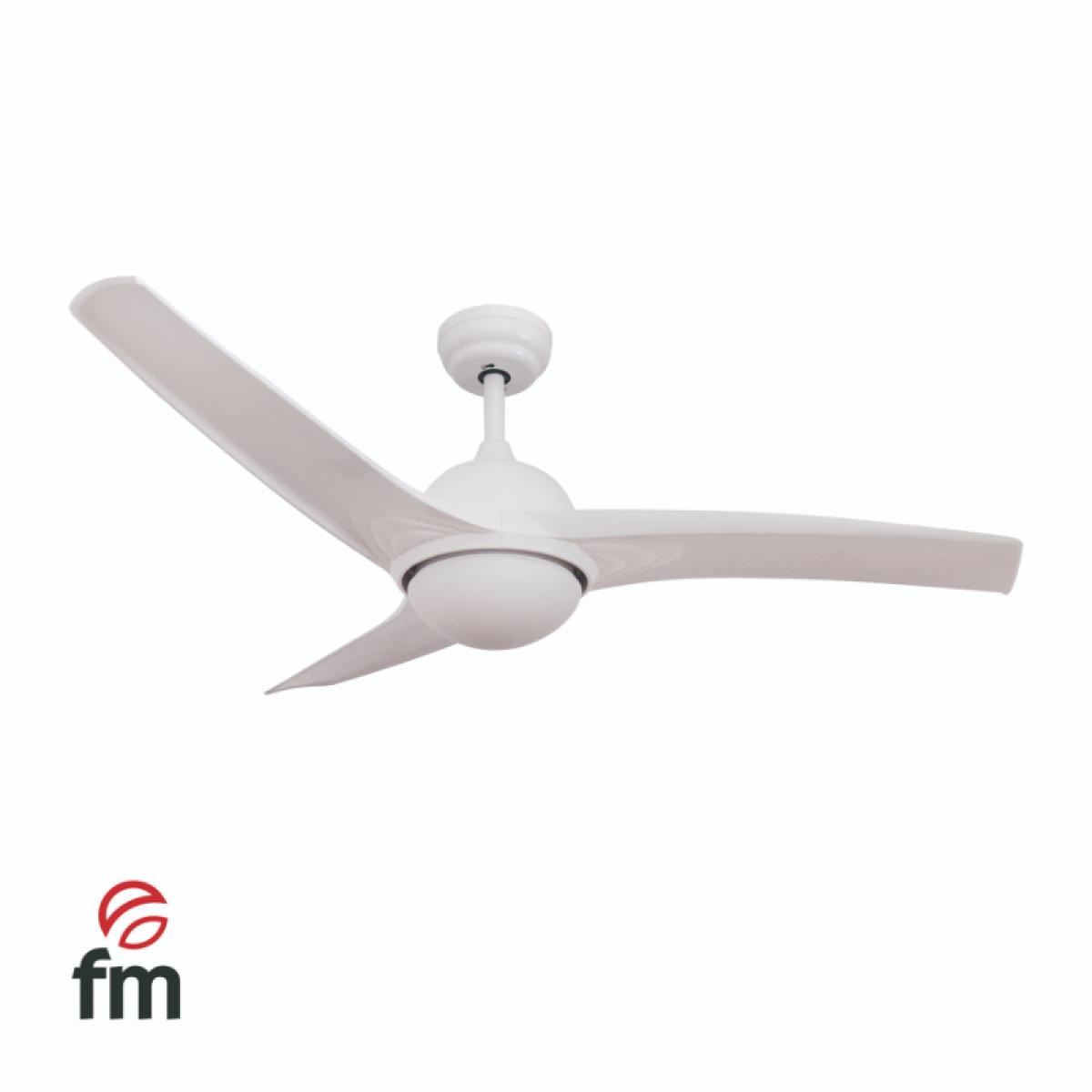 VENTILADOR TECHO FM VT-8000L 132CM LUZ, MANDO, MOTOR DC