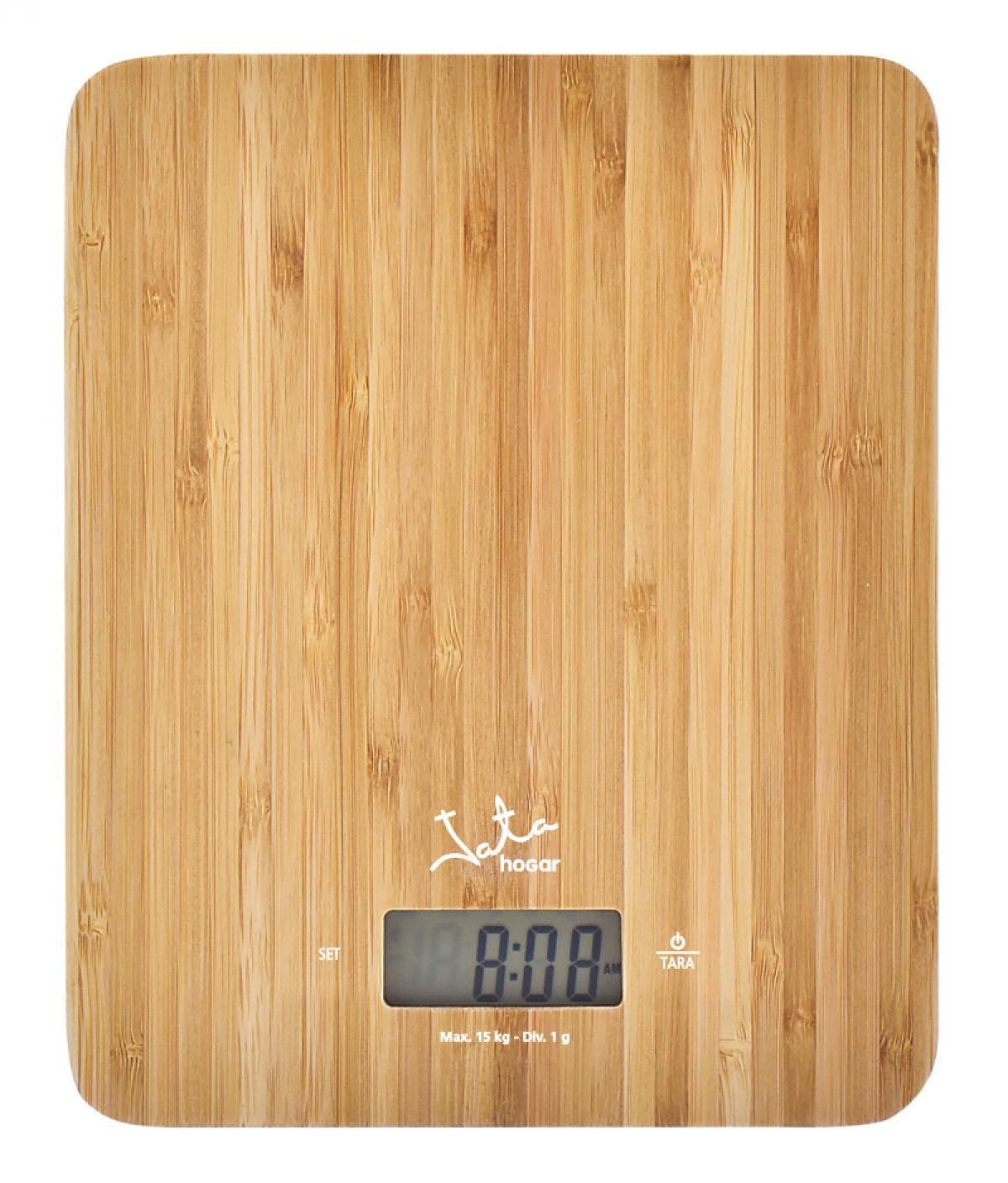 BALANZA COCINA JATA 720 DIG.23X26 BAMBU 15KG