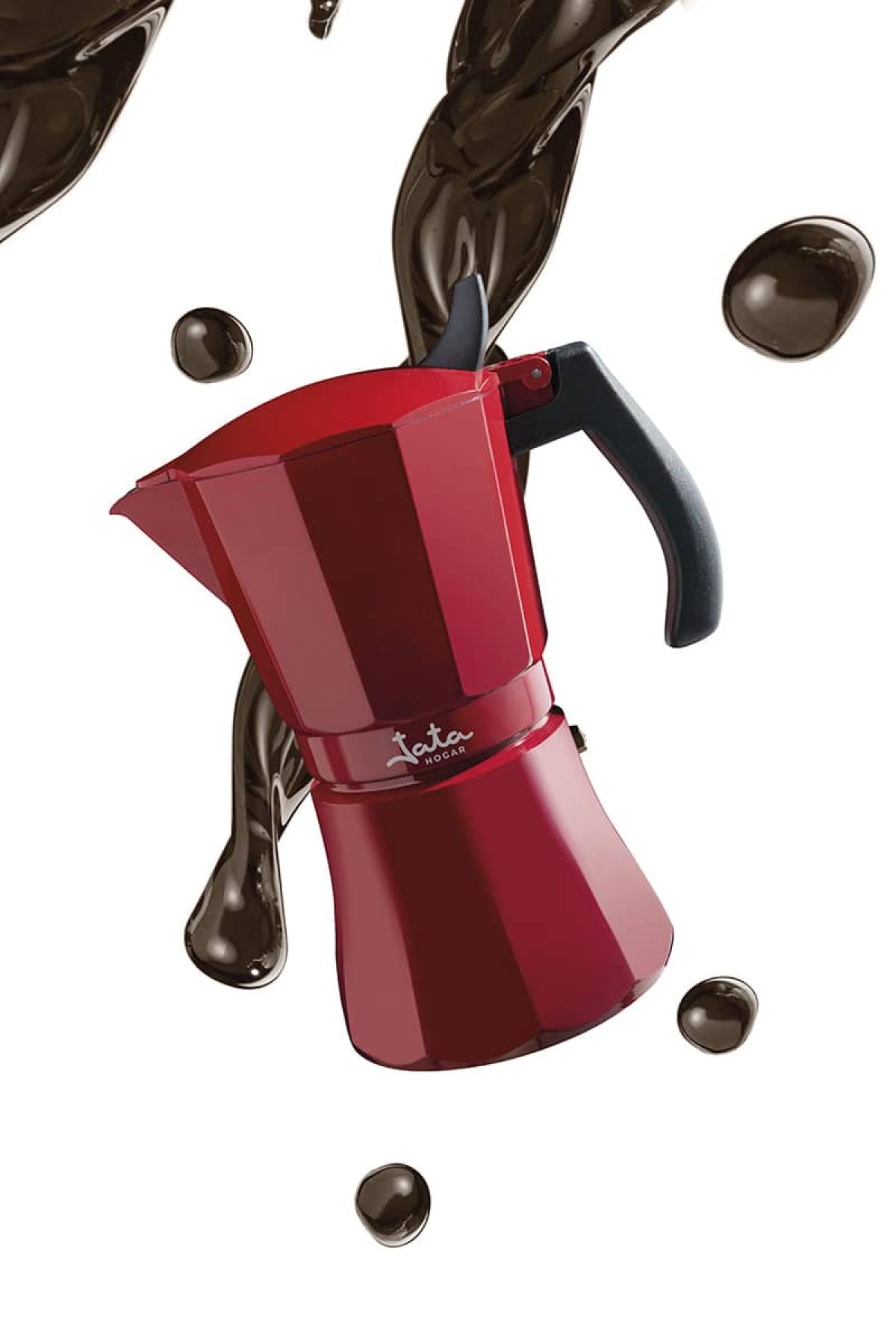CAFETERA ITALIANA JATA HCAF2012 12T INDUCCION ROJA VULCANO