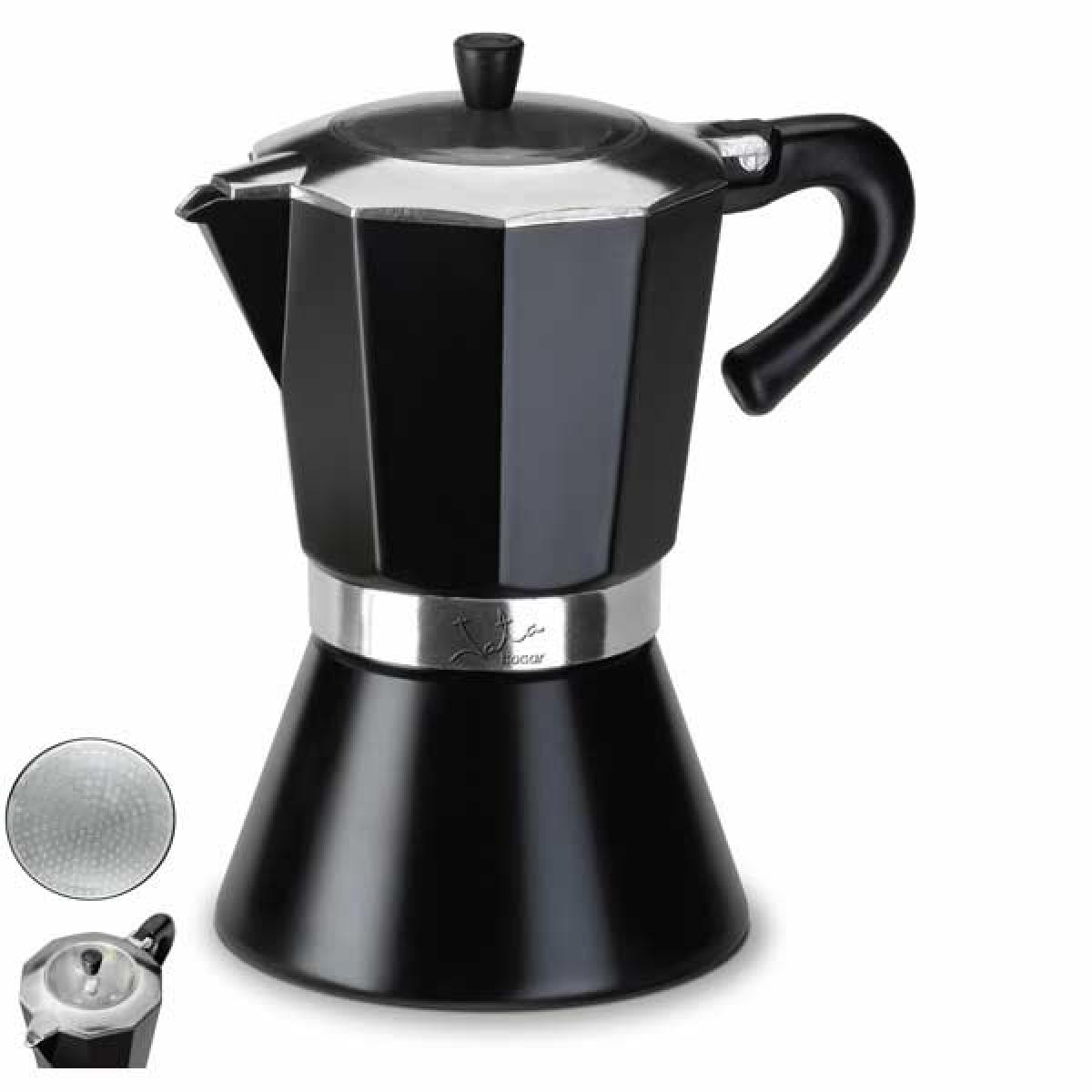 CAFETERA ITALIANA JATA CAX104 ODIN 4 TAZAS INOX