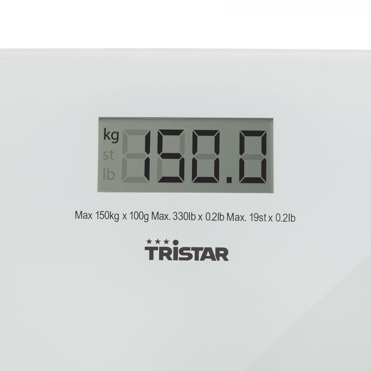 BASCULA BAÑO TRISTAR WG2419 CRISTAL