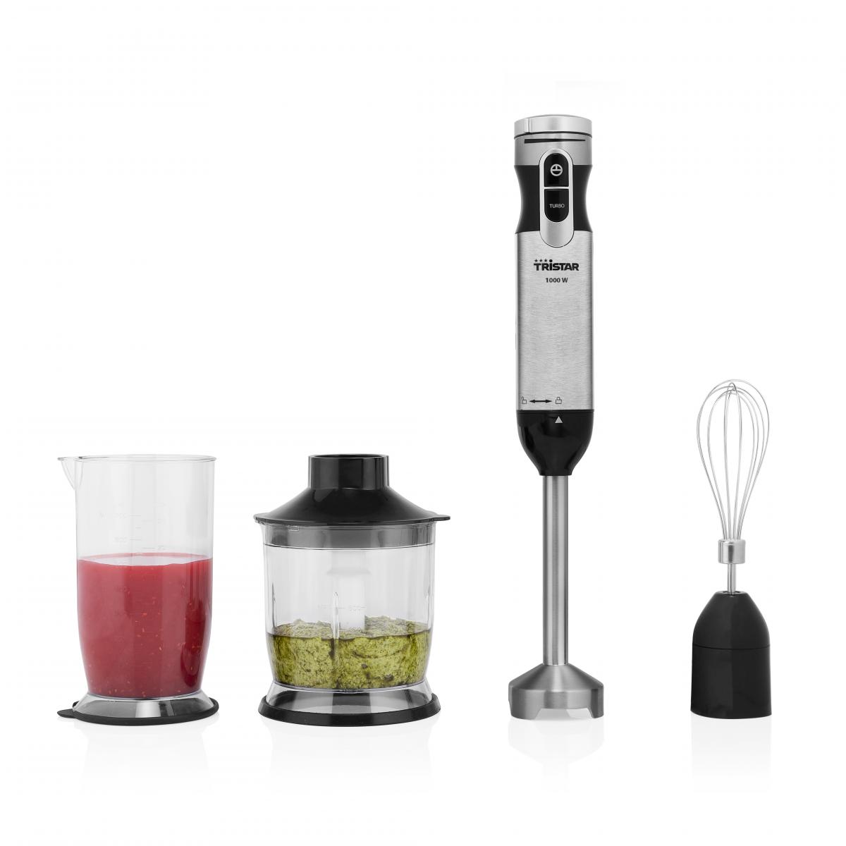 BATIDORA TRISTAR MX4829 1000W INOX COMPLETA