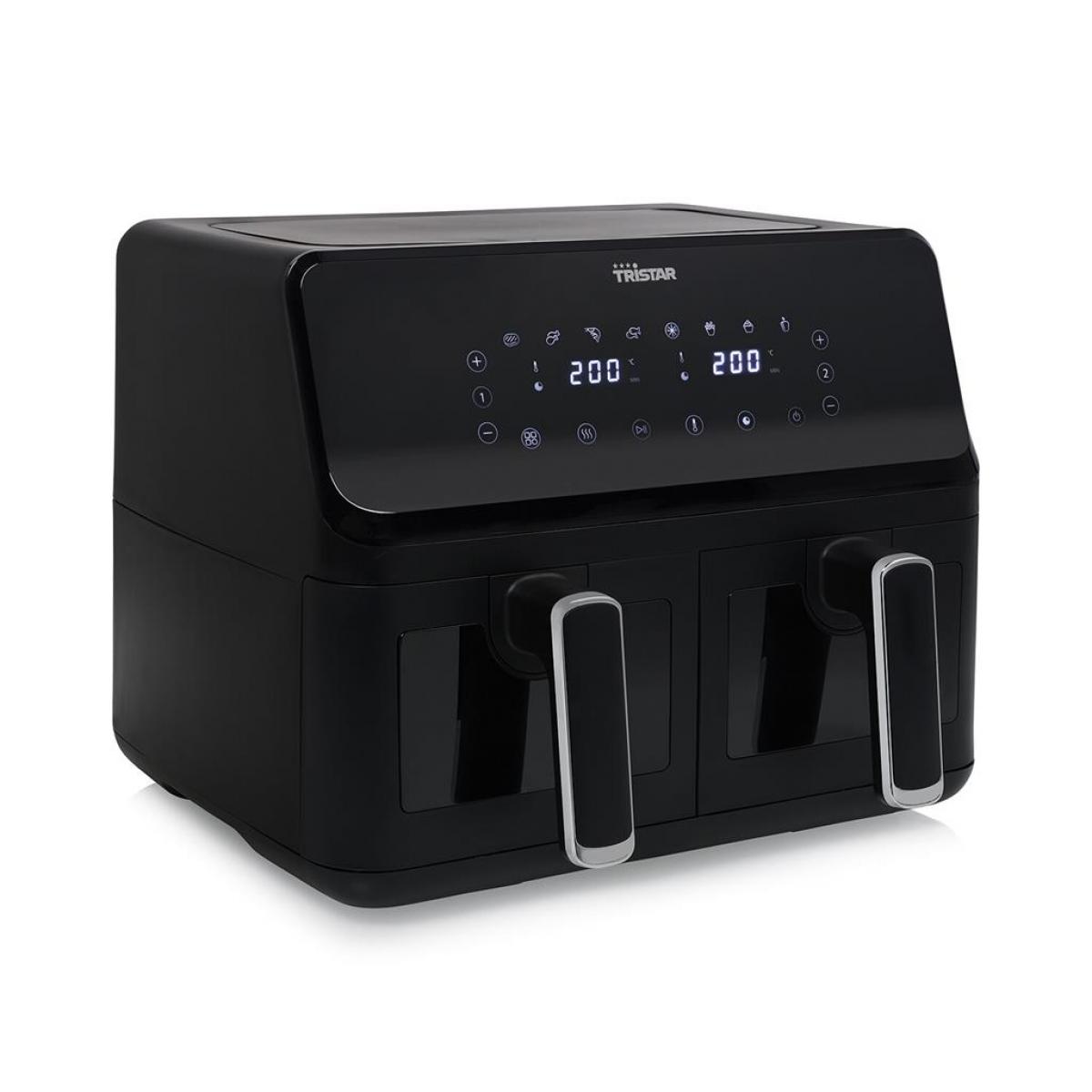 FREIDORA SIN ACEITE TRISTAR FR9040 2 CESTAS 4L (8L TOTAL) C-VENTANA