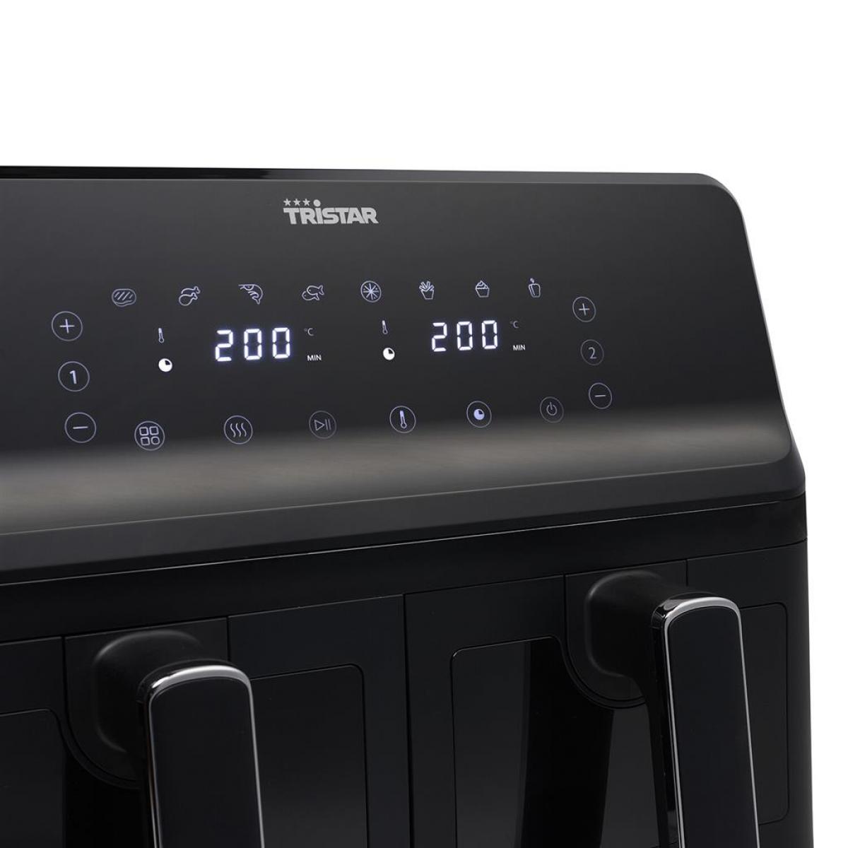 FREIDORA SIN ACEITE TRISTAR FR9040 2 CESTAS 4L (8L TOTAL) C-VENTANA