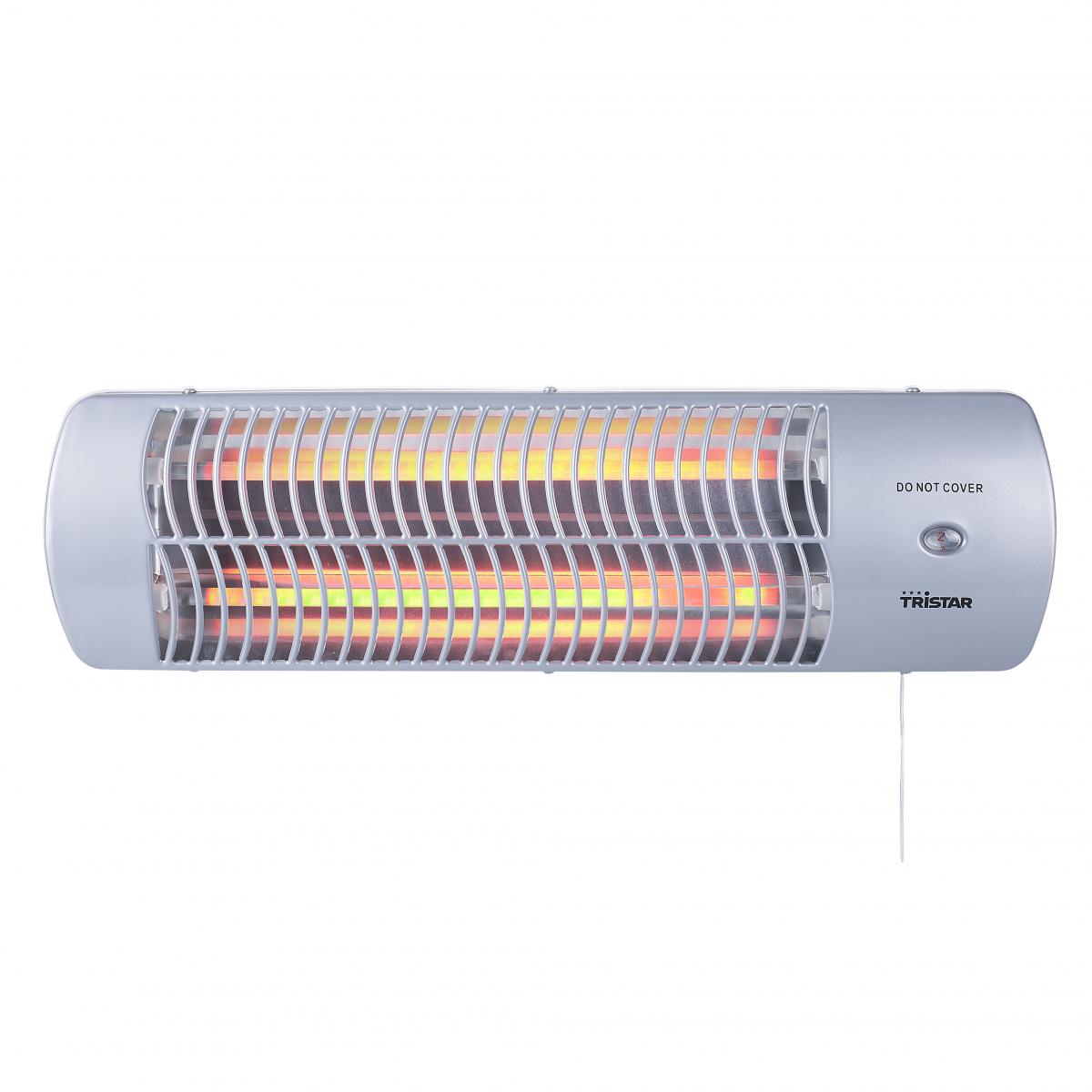 ESTUFA TRISTAR KA5010 IP24 2 TUBOS CUARZO SILVER
