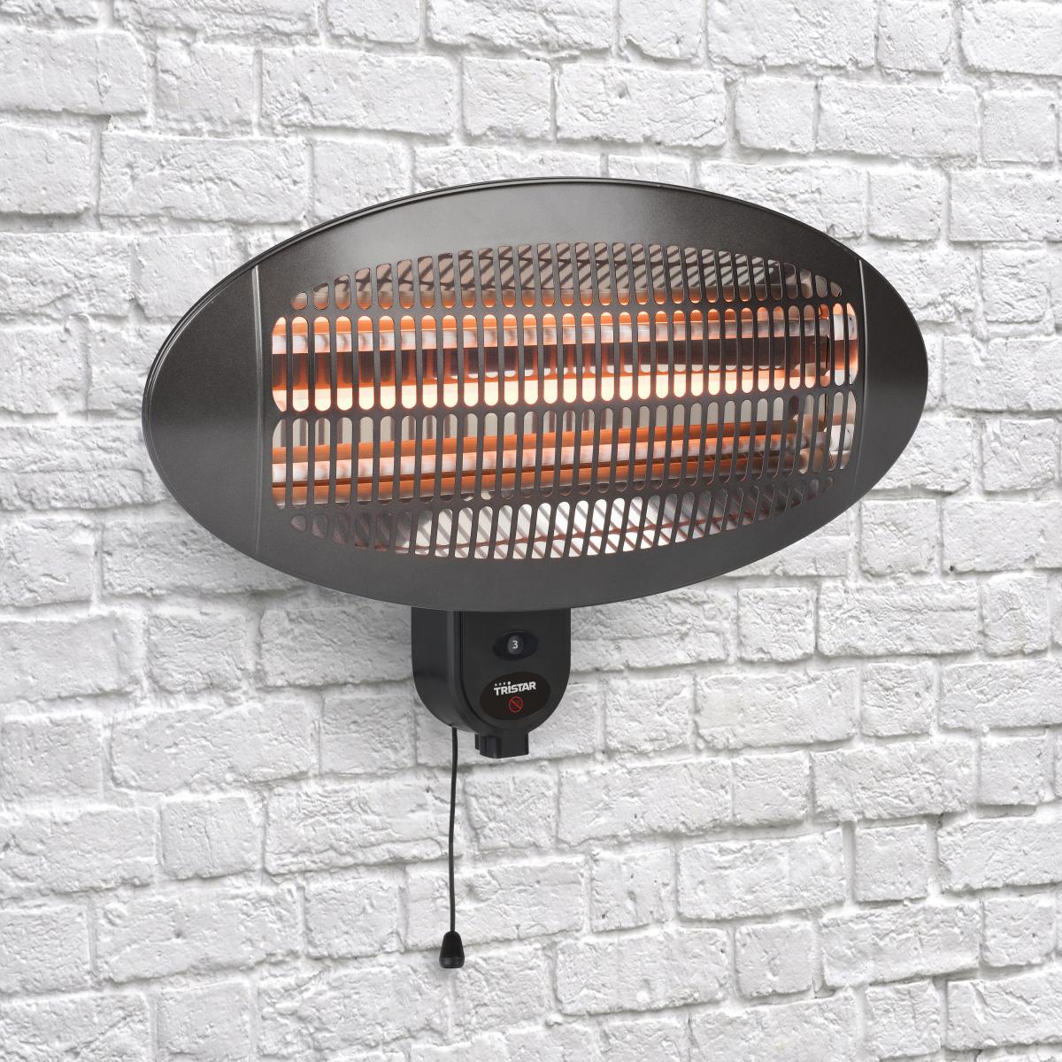 ESTUFA TRISTAR KA5286 ELECTRICA EXTERIOR IPX4 PARED