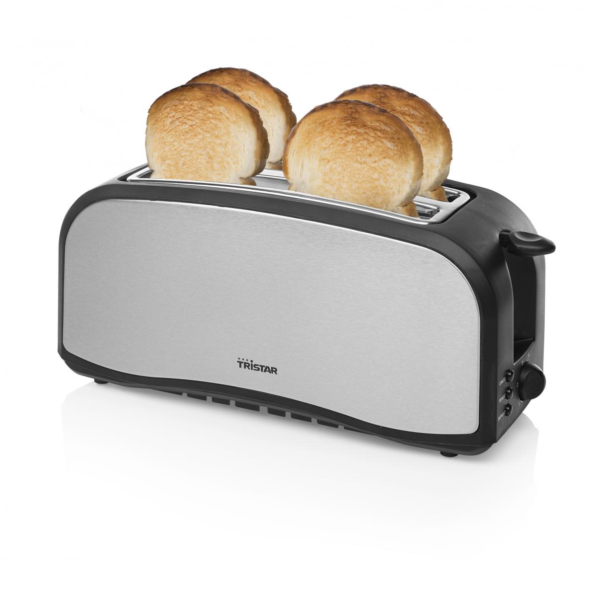 TOSTADOR TRISTAR BR1046 LARGO 2 RANURAS INOX