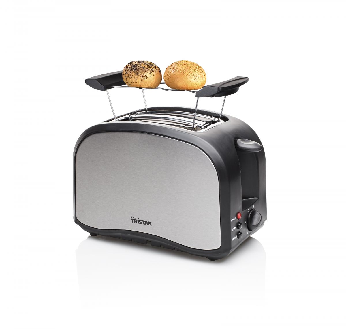 TOSTADOR TRISTAR BR1022 PAN MOLDE INOX 2 RANURAS