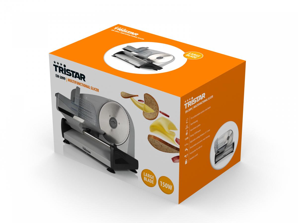 CORTAFIAMBRES TRISTAR EM2099 INOX 150W