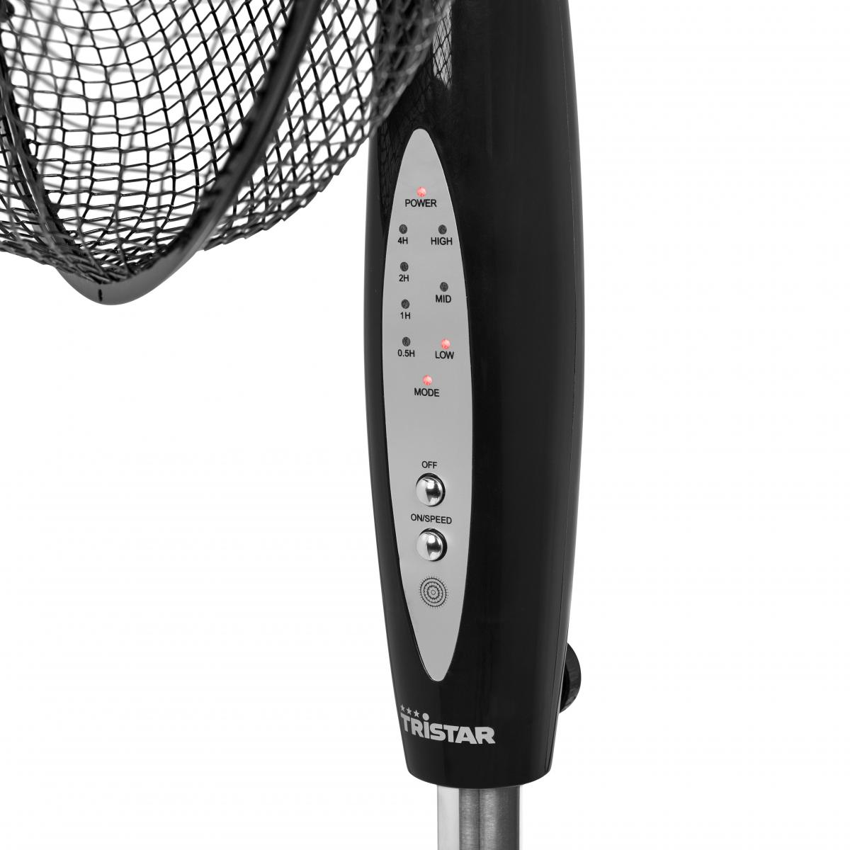 VENTILADOR PIE TRISTAR VE5899  40CM 45W C-MANDO NEGRO