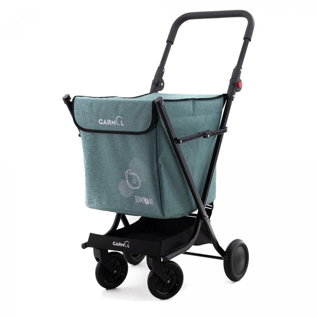CARRO COMPRA GARMOL JUMBO JASPEADO  (JUMBO JASP C-823) VERDE