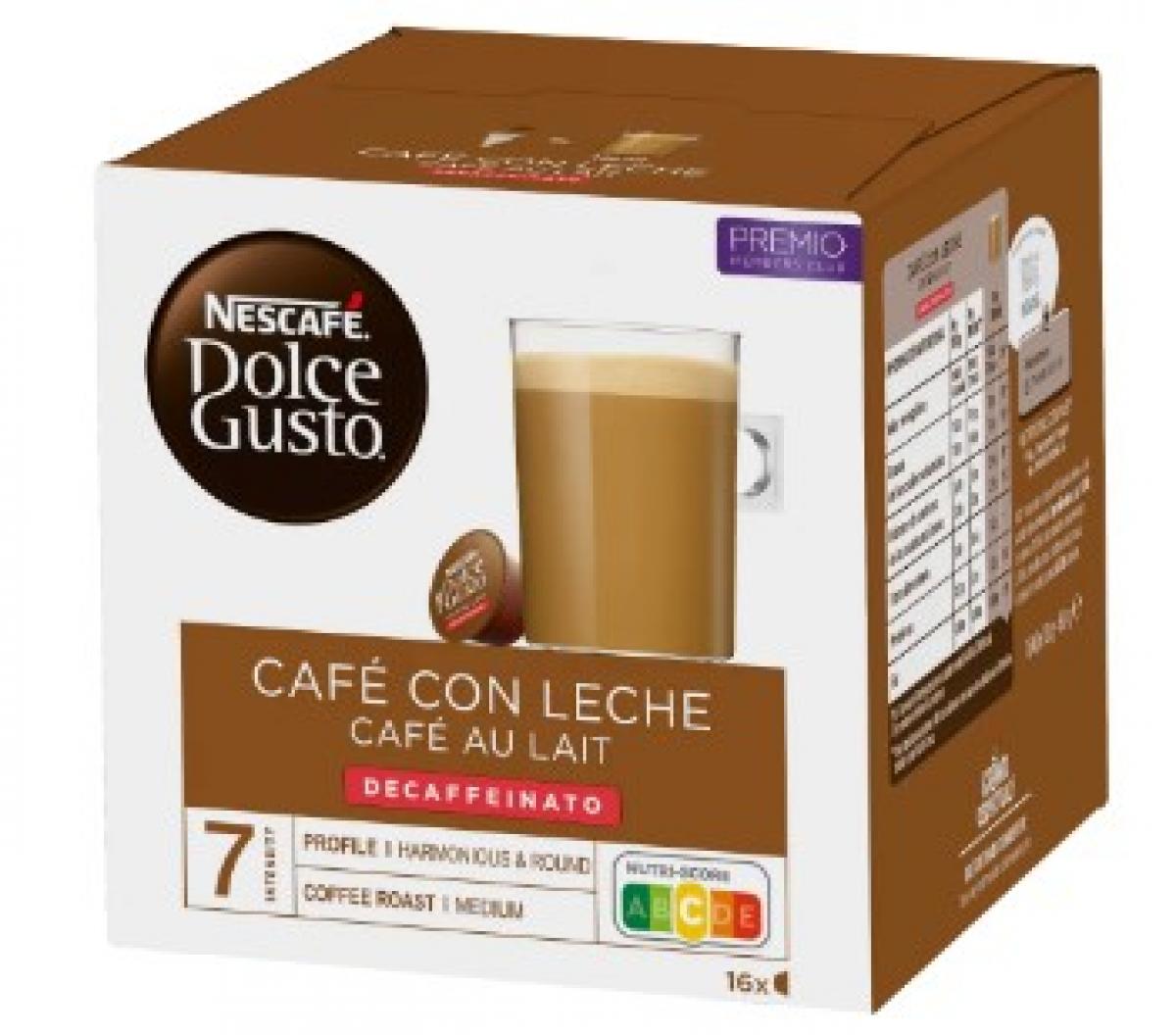 CAJA 3 PAQ.DOLCE GUSTO CAFE LECHE DESCAF.12293457
