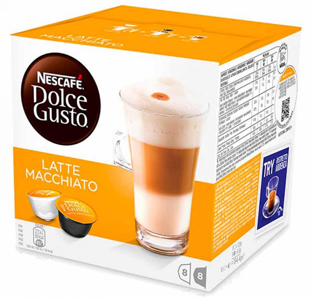 CAJA 3 PAQ.DOLCE GUSTO LATTE MACCHIATO 12416058