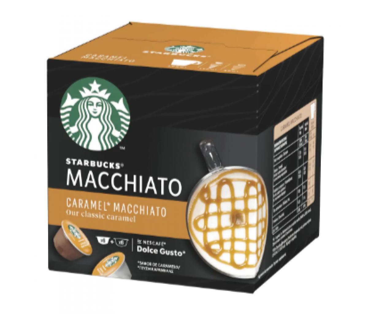 CAJA 3 PAQ.DOLCE GUSTO STARBUCKS LATTE MACCHIATO 12539223