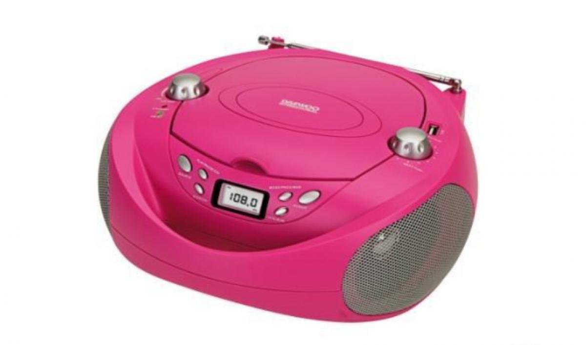 RADIO CD DAEWOO DBU37P USB ROSA