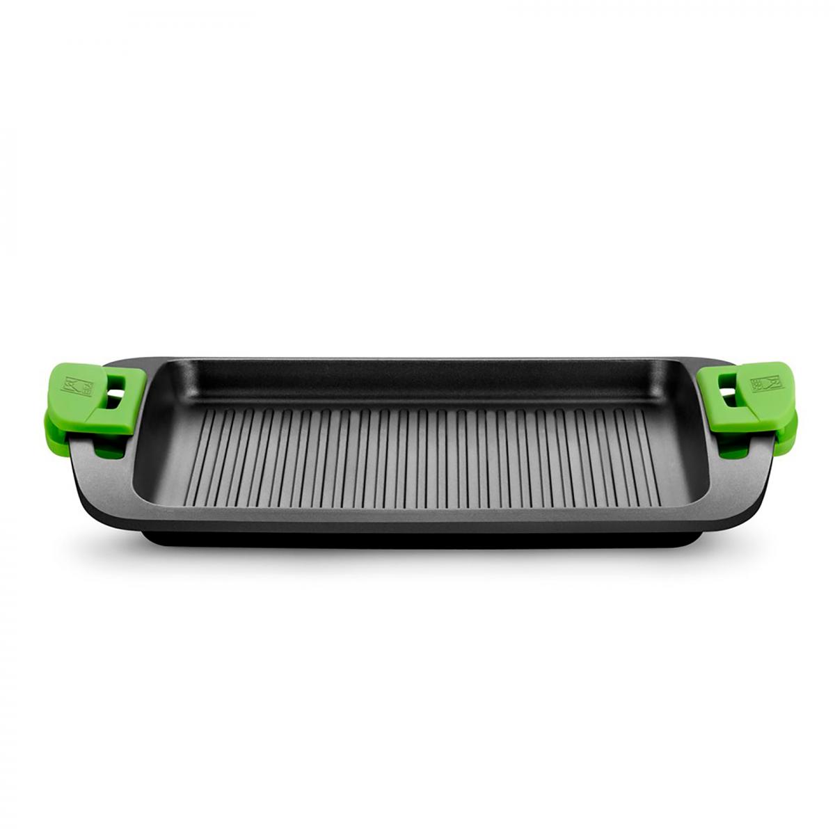 PARRILLA PLANA BRA PRIOR INDUCC.40CM RAYAS