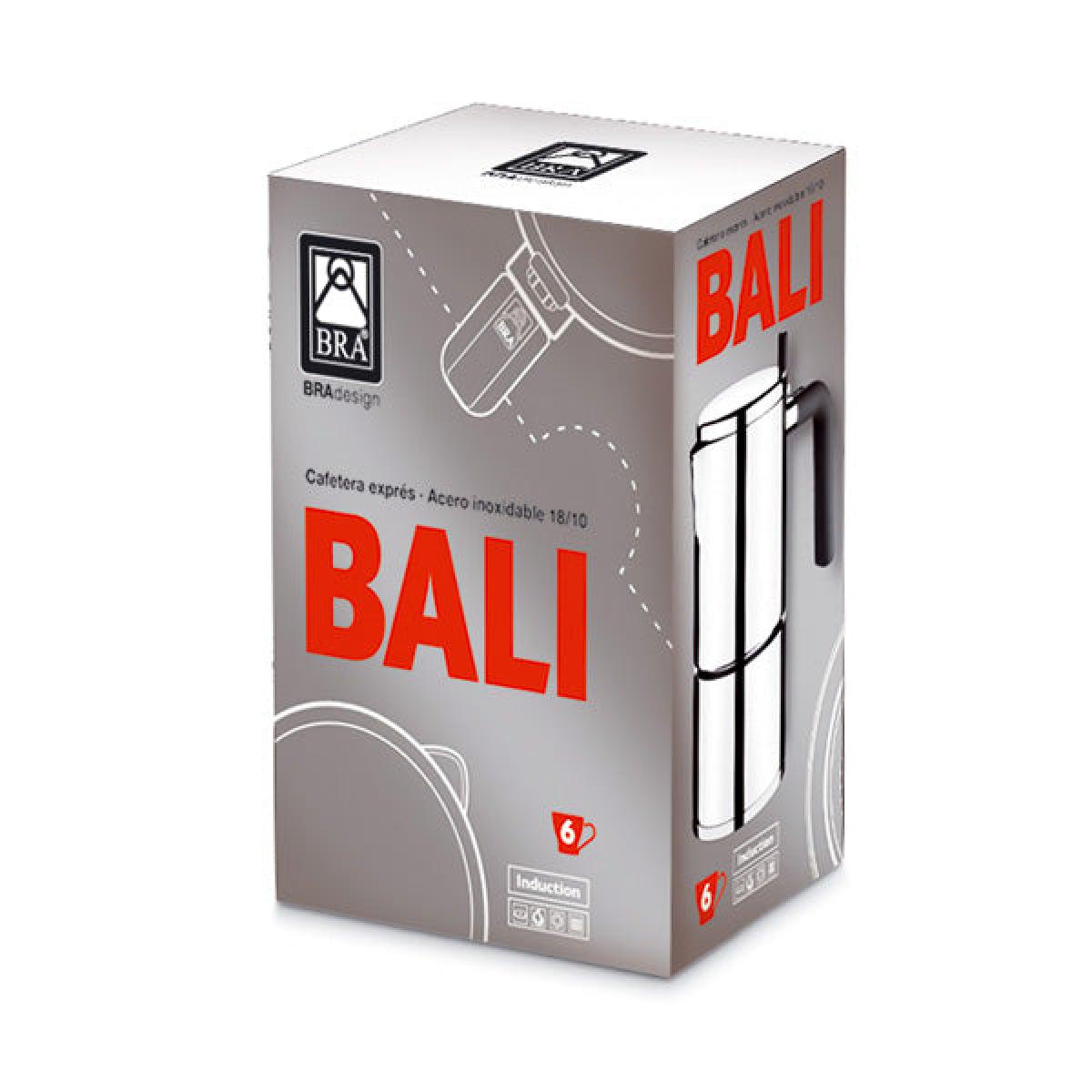 CAFETERA ITALIANA BRA A170403 BALI 10T INOX INDUCCION