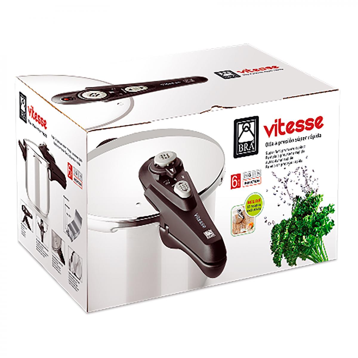 SET DUO OLLA RAPIDA BRA A185105 VITESSE 7L+4L