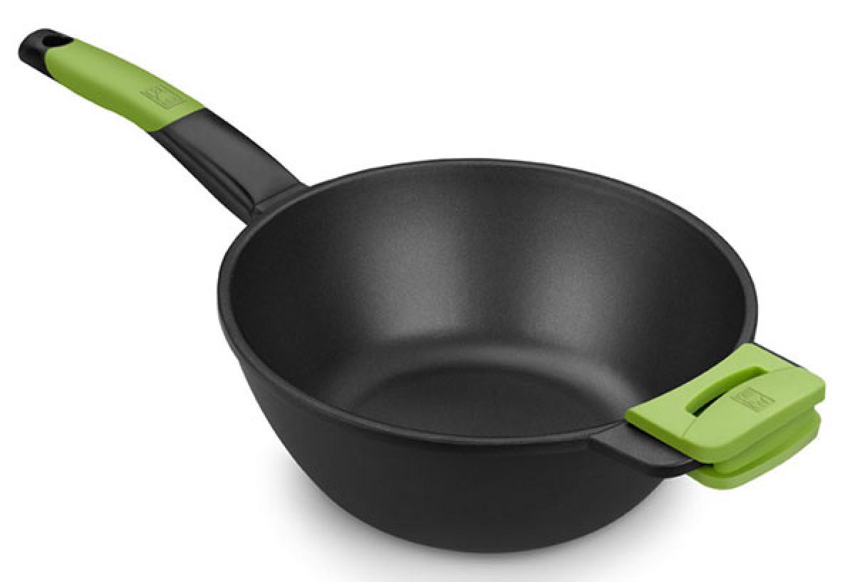 CACEROLA WOK PRIOR 28CM IND.CON MANGO
