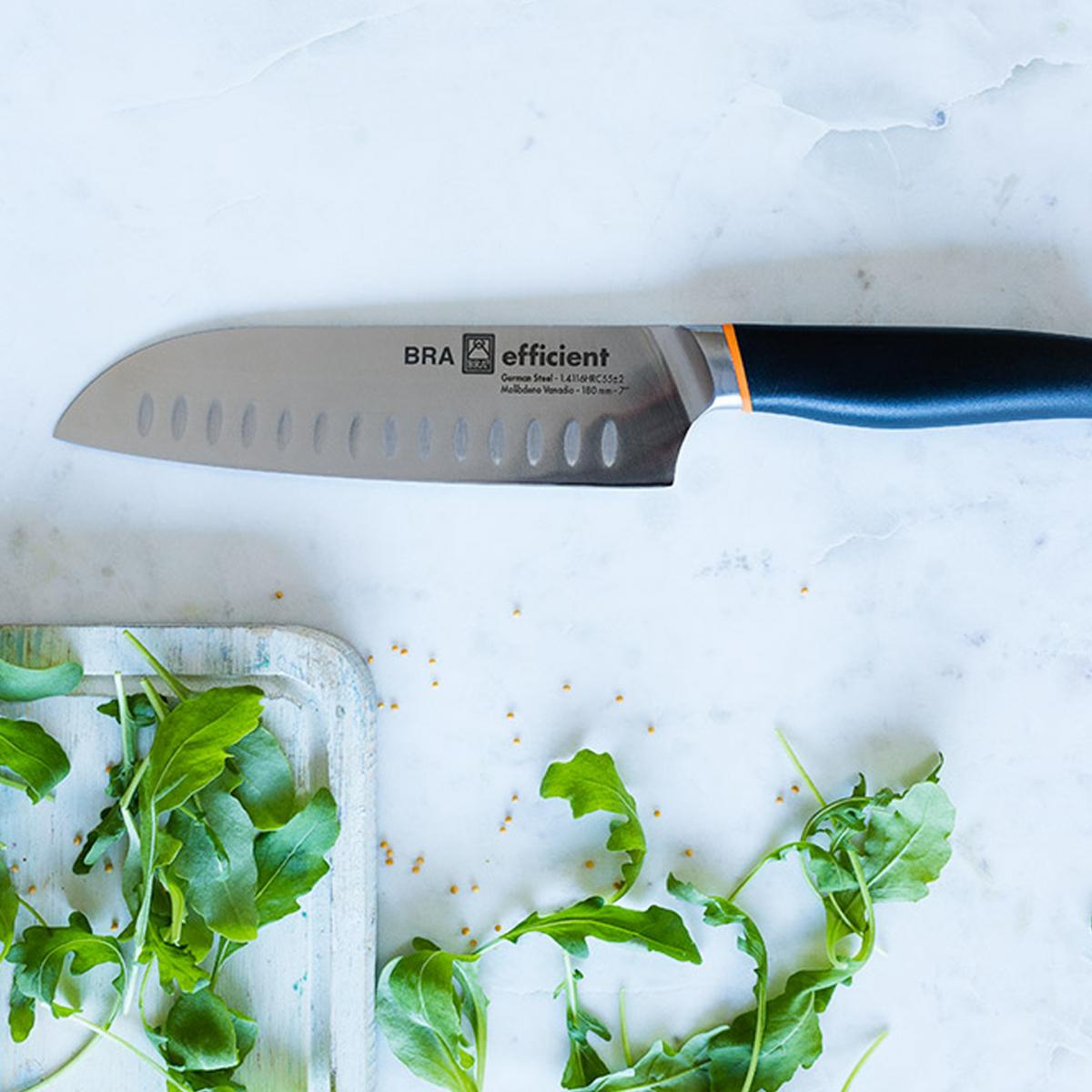 CUCHILLO SANTOKU BRA EFFICIENT 198004 180MM