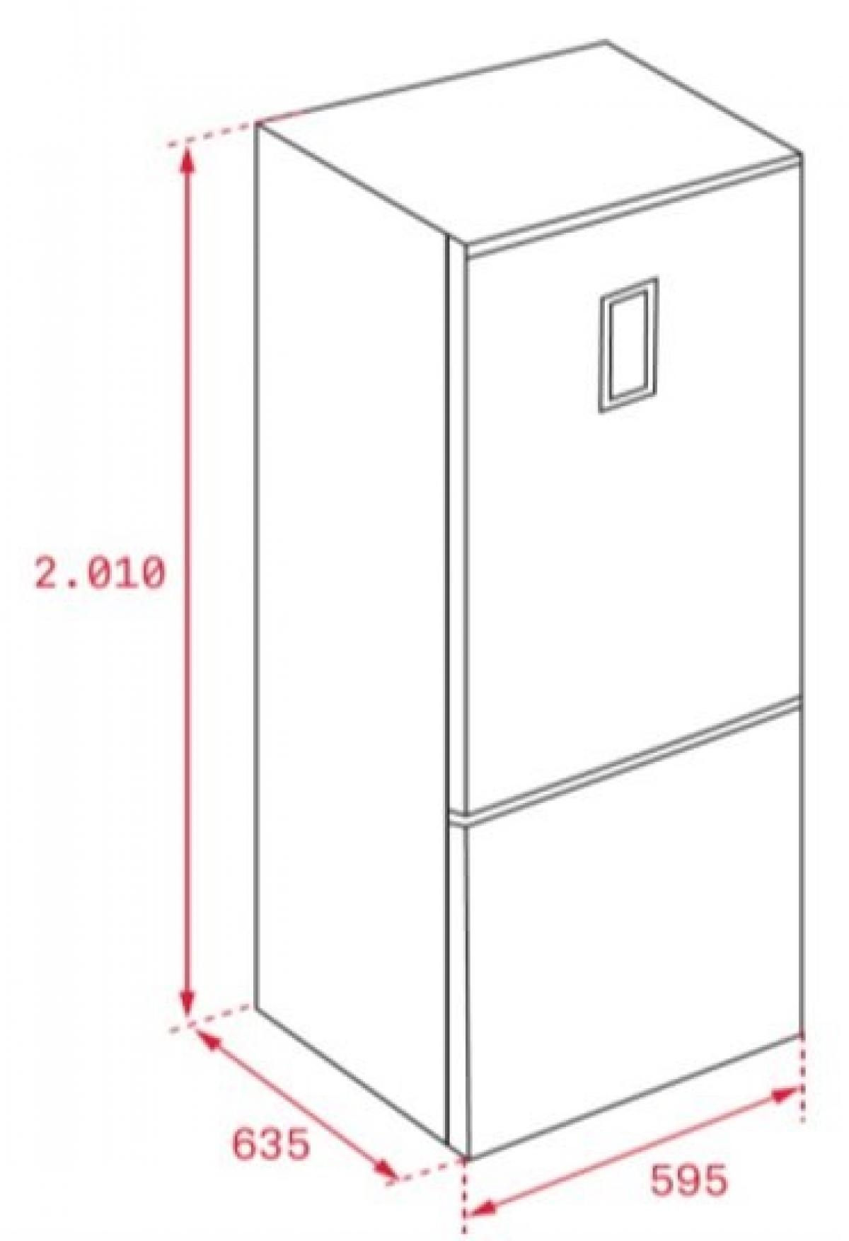 COMBI TEKA NFL430S WH 201X59,5 NF E DISP 330L BCO 113410001
