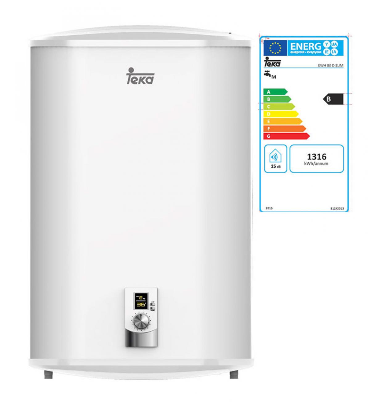 TERMO ELECTRICO TEKA EWH80D SLIM 80L BCO 42080090