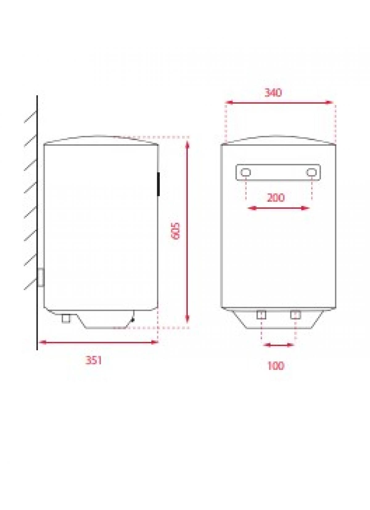 TERMO ELECTRICO TEKA EWH30C 30L BCO.111720001