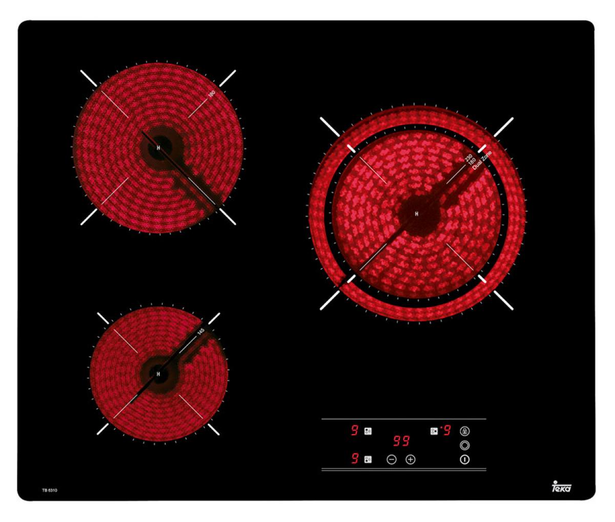 VITROCERAMICA TEKA TB6310 3F Z.23CM 5100W 60CM NGA 40239034 (contract)
