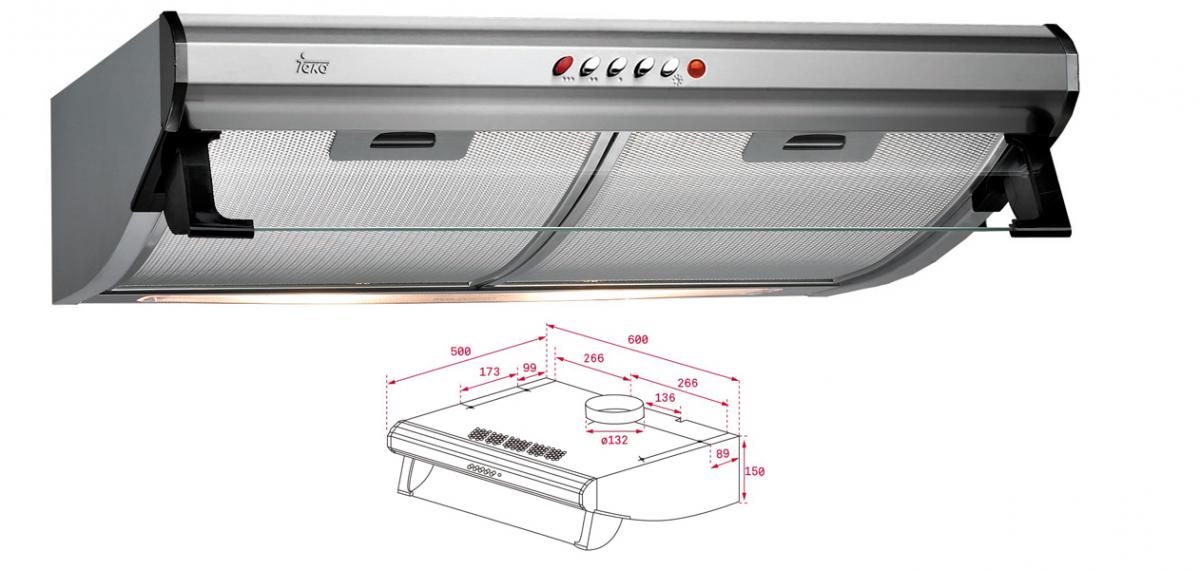 CAMPANA TEKA C6420 INOX INTEGRABLE 40465530
